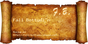 Fall Bottyán névjegykártya